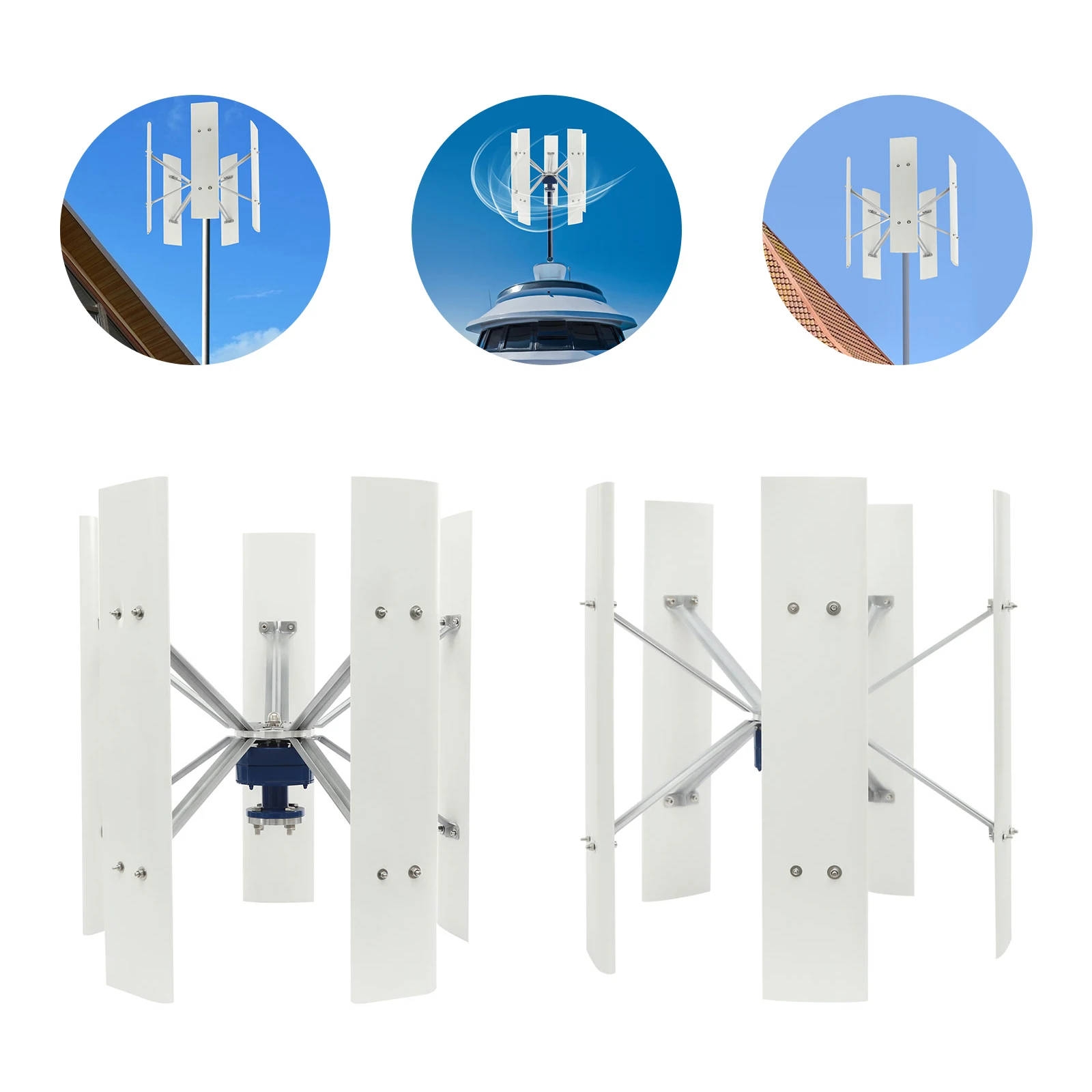 مولد طاقة رياح 12 فولت/24 فولت - مراجعة Mini Wind Turbine Vertical وسعره