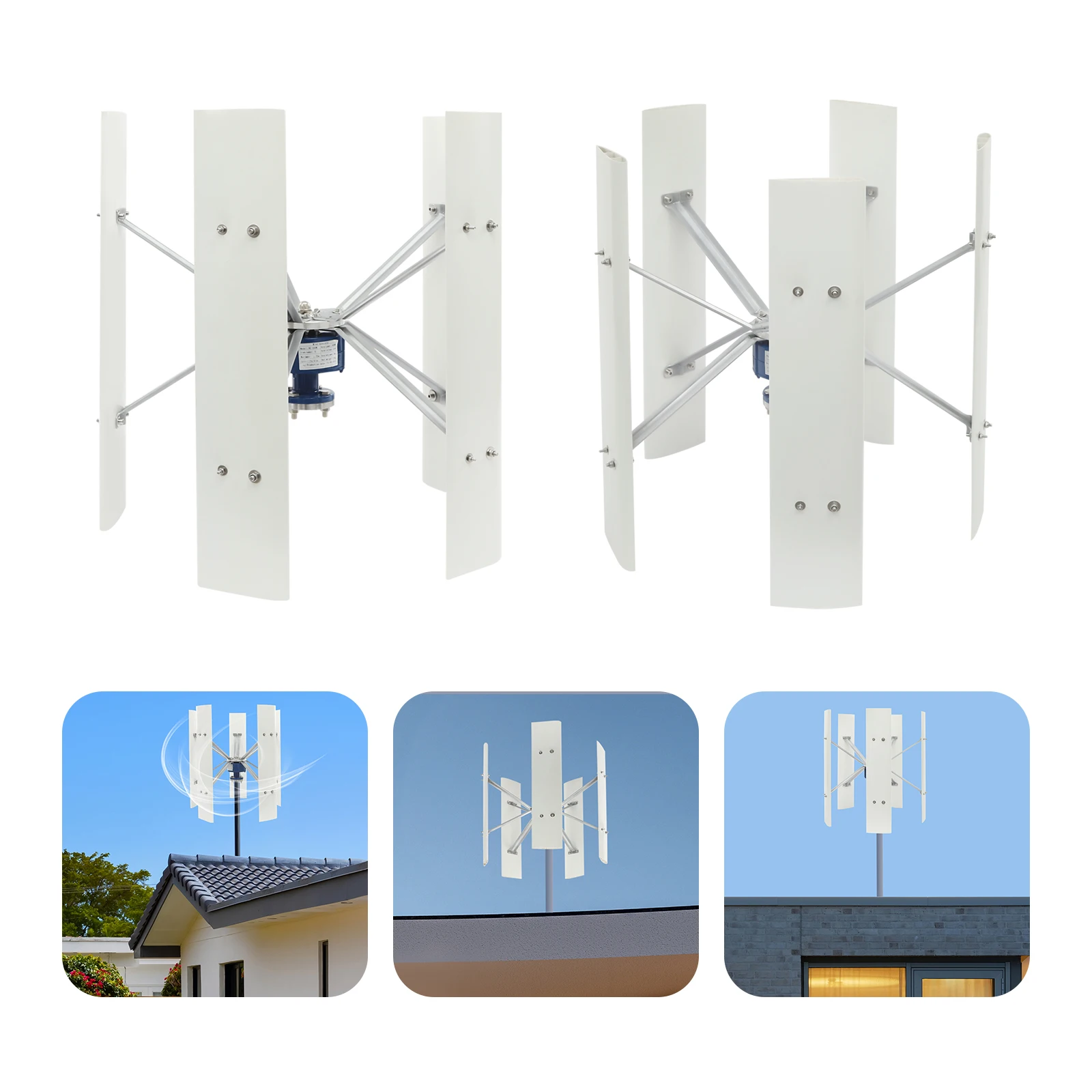 مولد طاقة رياح 12 فولت/24 فولت - مراجعة Mini Wind Turbine Vertical وسعره