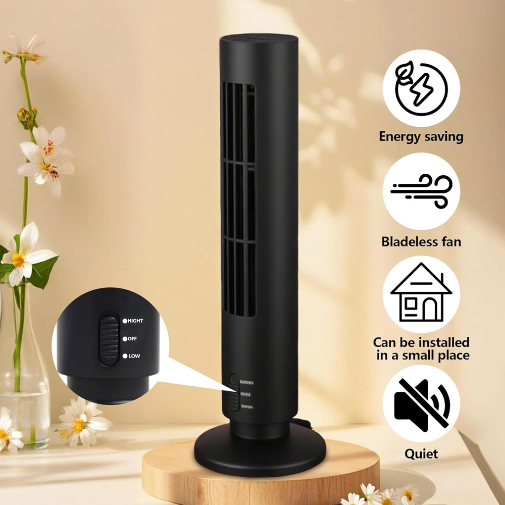 مروحة تبريد هواء محمولة عمودية - مراجعة Mini Wind Turbine Vertical وسعره
